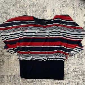 Coco Bianco Striped Blouse